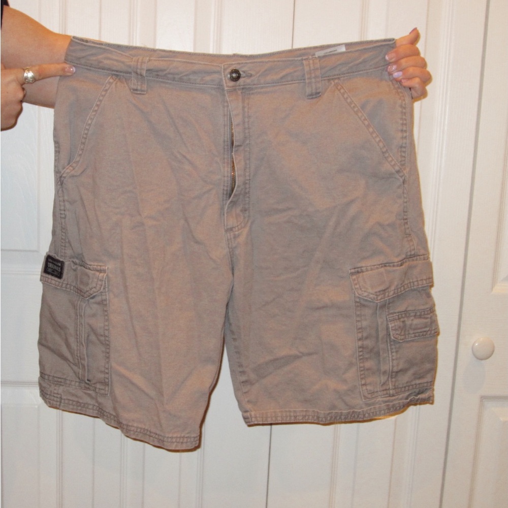 Gray Cargo Shorts